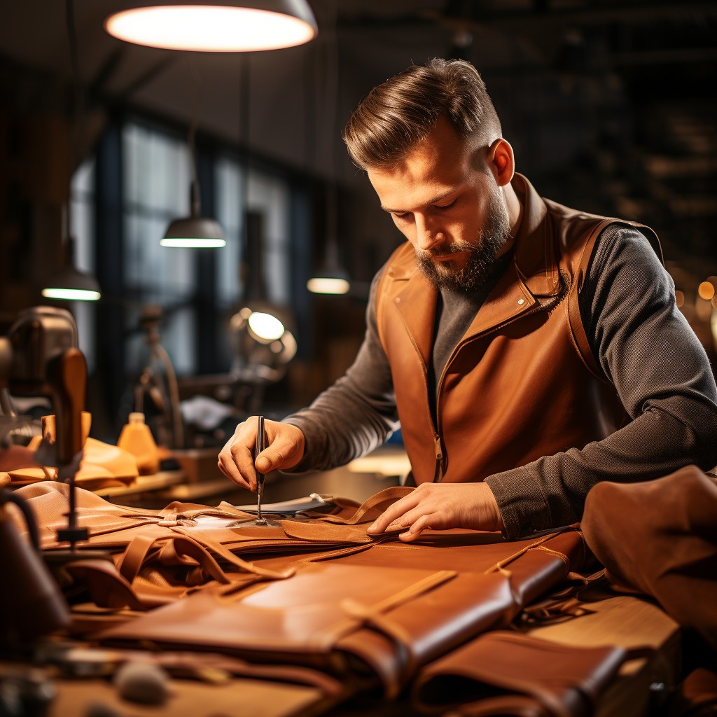 Leather worker